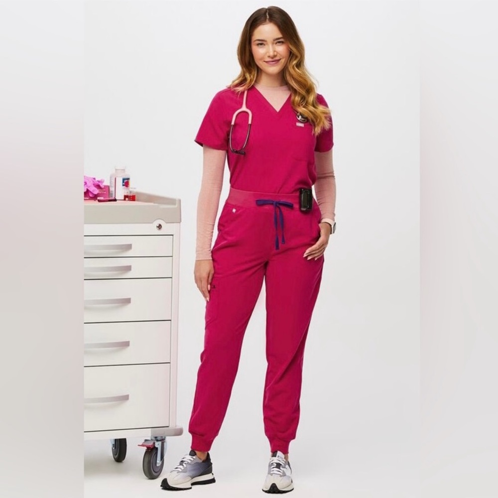 FIGS Ultra Rose High Waisted Zamora Jogger Scrubs